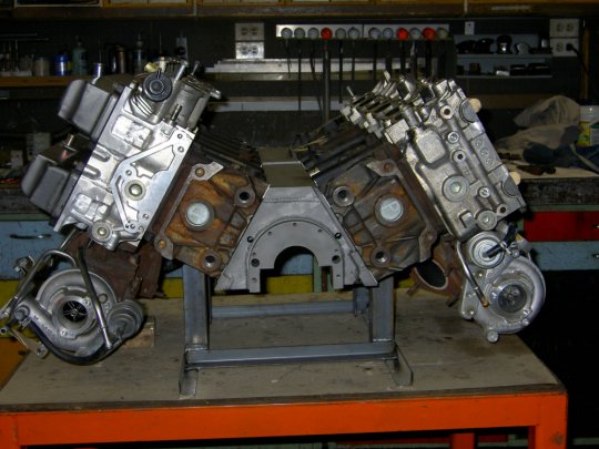 Quad Turbo v12 engine! Made out of 2 Supra engines! 2×2=4JZ