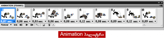 GIF ანიმაციის არსი და პალიტრა Animation