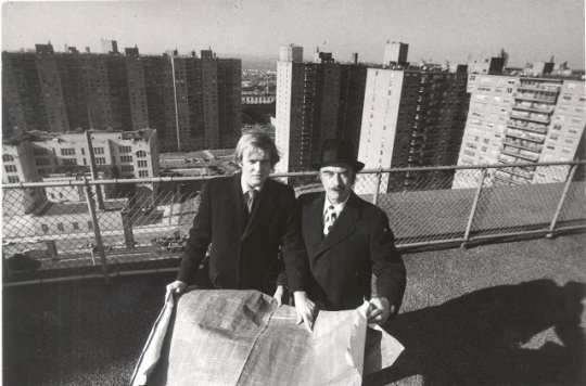 დონალდ ტრამპი და მისი მამა ფრედ ტრამპი ნიუ იორკი 1976 წელი 