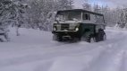 ვოლვოს სპეც ტექნიკა თოვლში