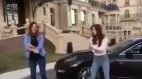 ორმა ქართველმა გოგომ შუა ქუჩაში პაპიტოზე იცეკვეს.