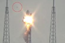 რაკეტა "Falcon 9" უცხოპლანტელების ხომალდმა ააფეთქა?(ვიდეო)