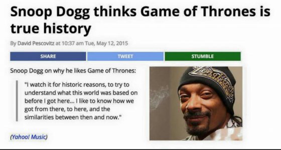 Snoop dog სატახტო თამაშის შესახებ