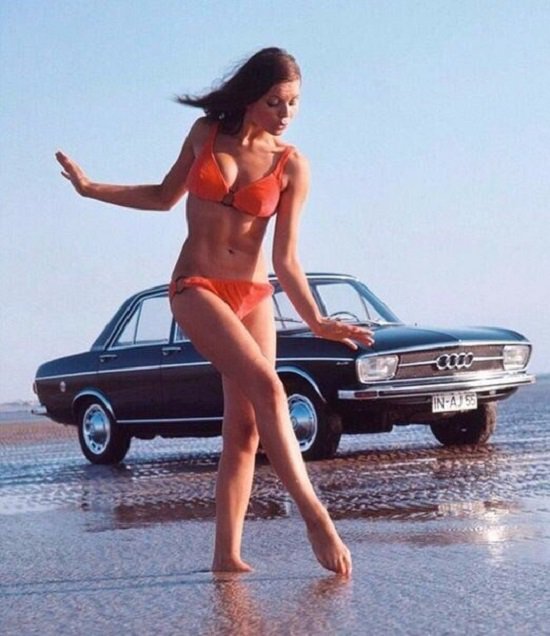 Audi-ის სარეკლამო პლაკატი-70-იანი წლები