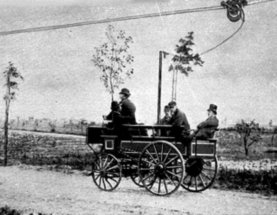 მსოფლიოში პირველი ტროლეიბუსი, ბერლინი, 1882  წელი