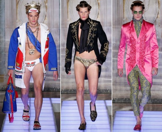 ნეტავ სად უნდა  ჩაიცვან მამაკაცებმა ეს? - Moschino Spring 2016 Menswear-ის  კოლექცია