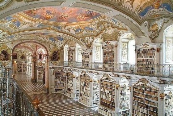 ნამდვილი ხელოვნების ნიმუში - ბიბლიოტეკა ავსტრიაში!
