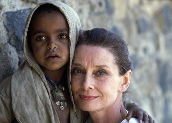 ოდრი ჰეპბერნი, საქველმოქმედო მოგზაურობის დროს,ეთიოპია 1988 წელი