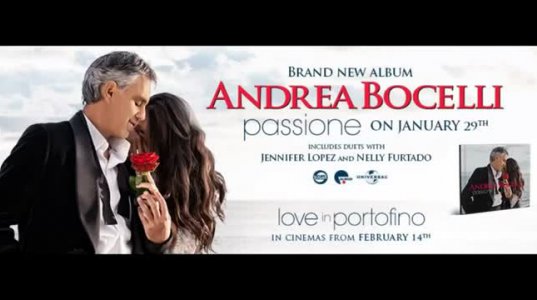 მოუსმინეთ და დატკბით Love in Portofino - Andrea Bocelli
